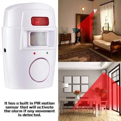 105dB Wireless Alarm System+2 Remote Control Home Smart Security Alert Infrared Sensor Anti-theft Motion Detector Alarm Monitor