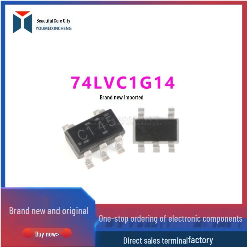 

SN74LVC1G14DBVR SOT23-5 Single Schmitt Trigger Inverter, Screen Printed C14 C145