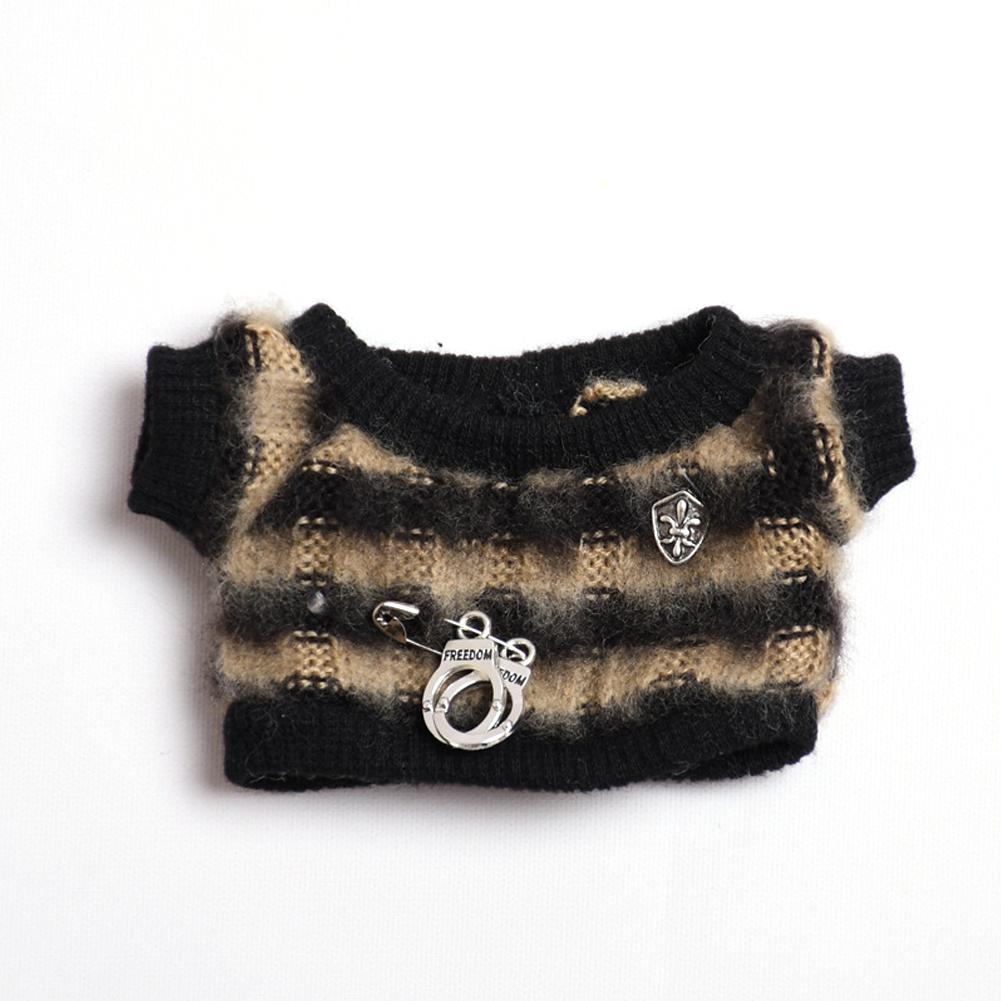 For 15-17cm Labubu Doll Clothes Fashion Clothes Hoodies Doll Clothes Color Match Hoodies Dolls Accessories Cute Decoration Little Cloths