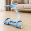 Pedal Resistance Band with Handle, 10-Tube Pedal Ankle Puller Exerciser, Multifunction Tension Rope for Arm, Leg, Waist, Shoulder Training