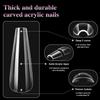 504pcs 2XL Soft Gel Nail Tips Super Long Ballerina Nails Press On Nail Full Cover Nail Art Capsule Fake Tips Extension Tools