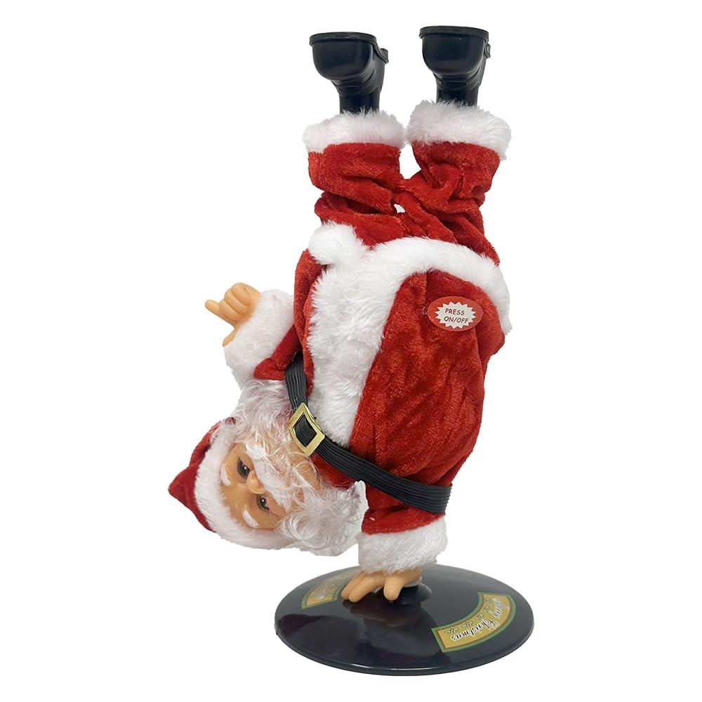 

Spinning Santa Breaking Gimmick Figure Doll Christmas Display 23cm Approx.