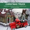 Jul Lastbilsdekoration Röd Hemdekorationer Bordsdekorationer Modell Vintage