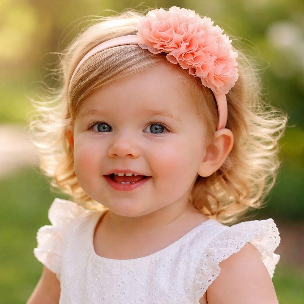 Multi-Layers Baby Headband Big Flower Hairband Fashion Accessory Girl Hair Hoop  Children Gifts