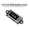 DC 0-30V Ultra-Thin Mini Digital Voltmeter 0.5-Inch OLED Display Screen With Screensaver 12 Bit High-Precision ADC Measure