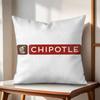 Food CChipotleS Cushion Cover Natural Linen Organic Fabric DoubleSided Printing Couch Pillow Covers Home Decor
