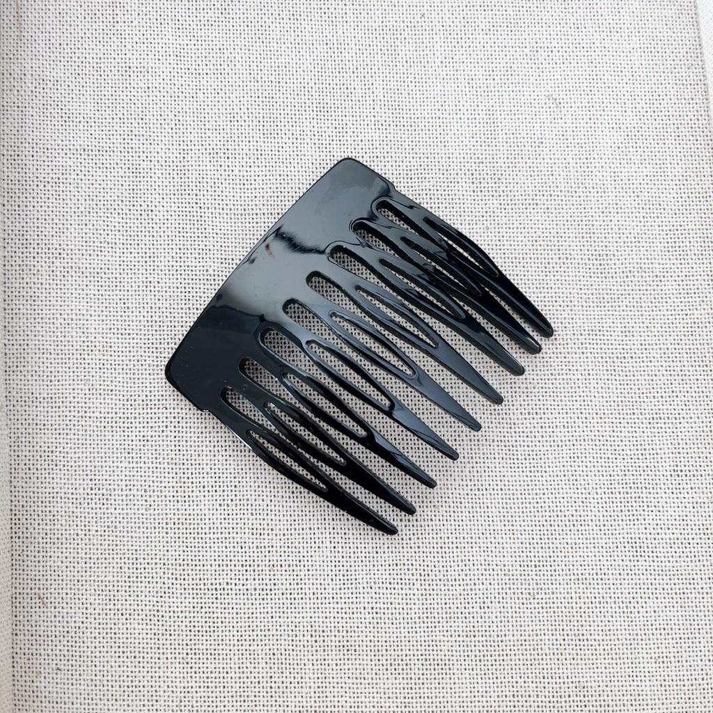 Fashionable leopard print without damaging hair, hair comb with reverse insertion - retro style, suitable for daily use