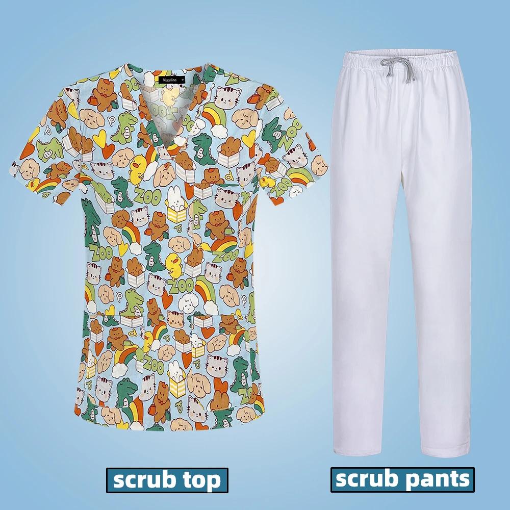 

Медицинская многокарманная больничная рабочая одежда для врачей, ветеринарные нелипкие скрабы для волос, ветеринарные нелипкие скрабы для волос, униформа L янтарь