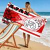 AFC Ajax Print Strandtuch, Großes Weiches Schnelltrocknendes Handtuch für Strand Camping Schwimmen