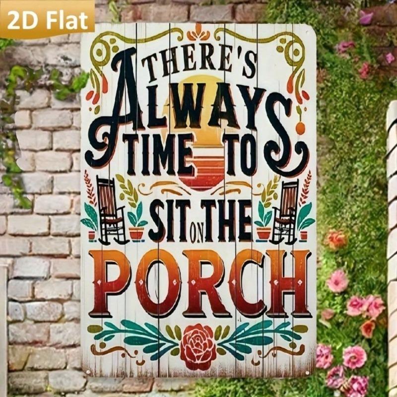 Decorative Metal Wall Sign 20x30cm