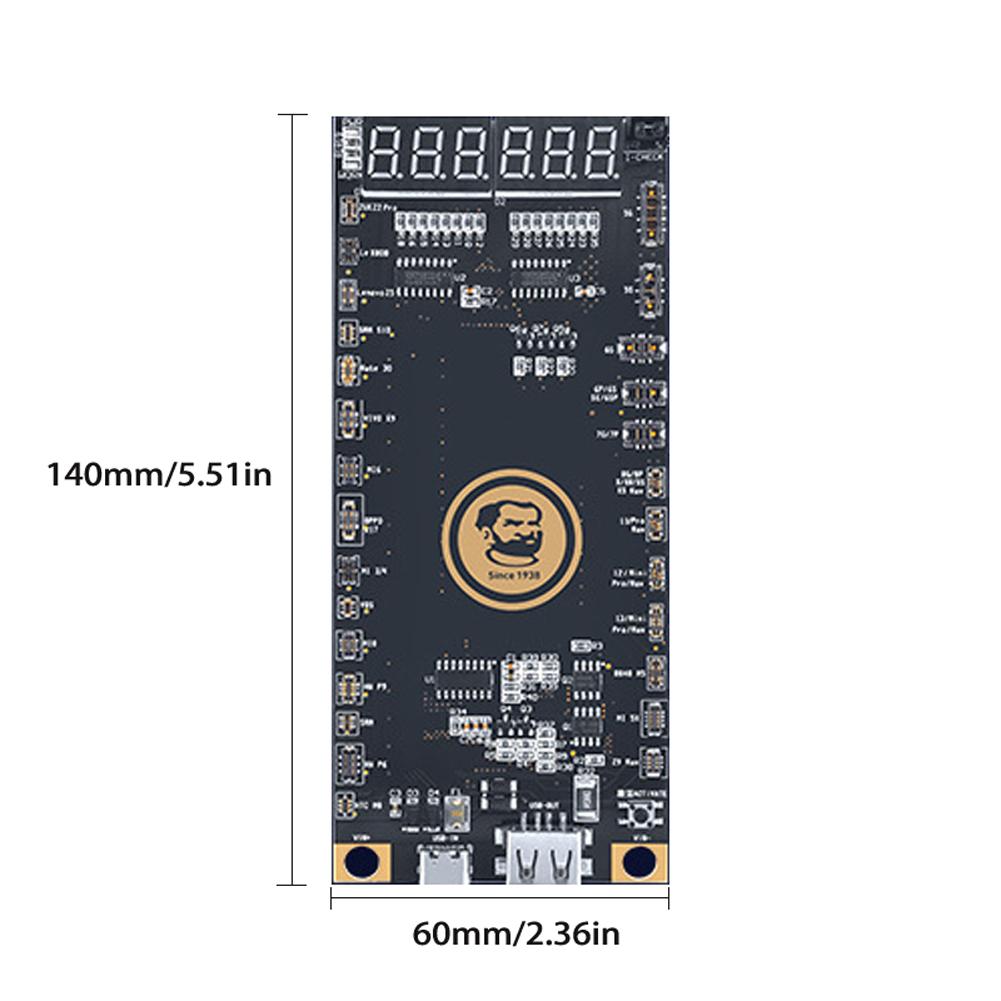 

BA27 Battery Activation Detection Board 4.2V Regulated Output Real-time Output Voltage and Current Monitor Negative Anodes Automatic Identifi