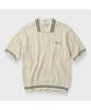 Henlikoteun [British Sporting Club] Crochet Short-Sleeves Polo Knit Abwam26731Crx