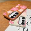 Fresh Style Cherry Blossom Pattern Case For Samsung Galaxy S26 Ultra S25 Edge S24 Plus S23 S22 S21 FE A54 A15 A35 A55 A16 A26 A36 A56 A17 A37 A57 5G