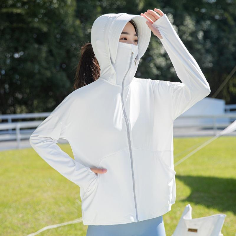 Sunscreen clothing women's 1011 new summer UV protection ice silk breathable cycling sunscreen clothing sunscreen blouse thin jacket