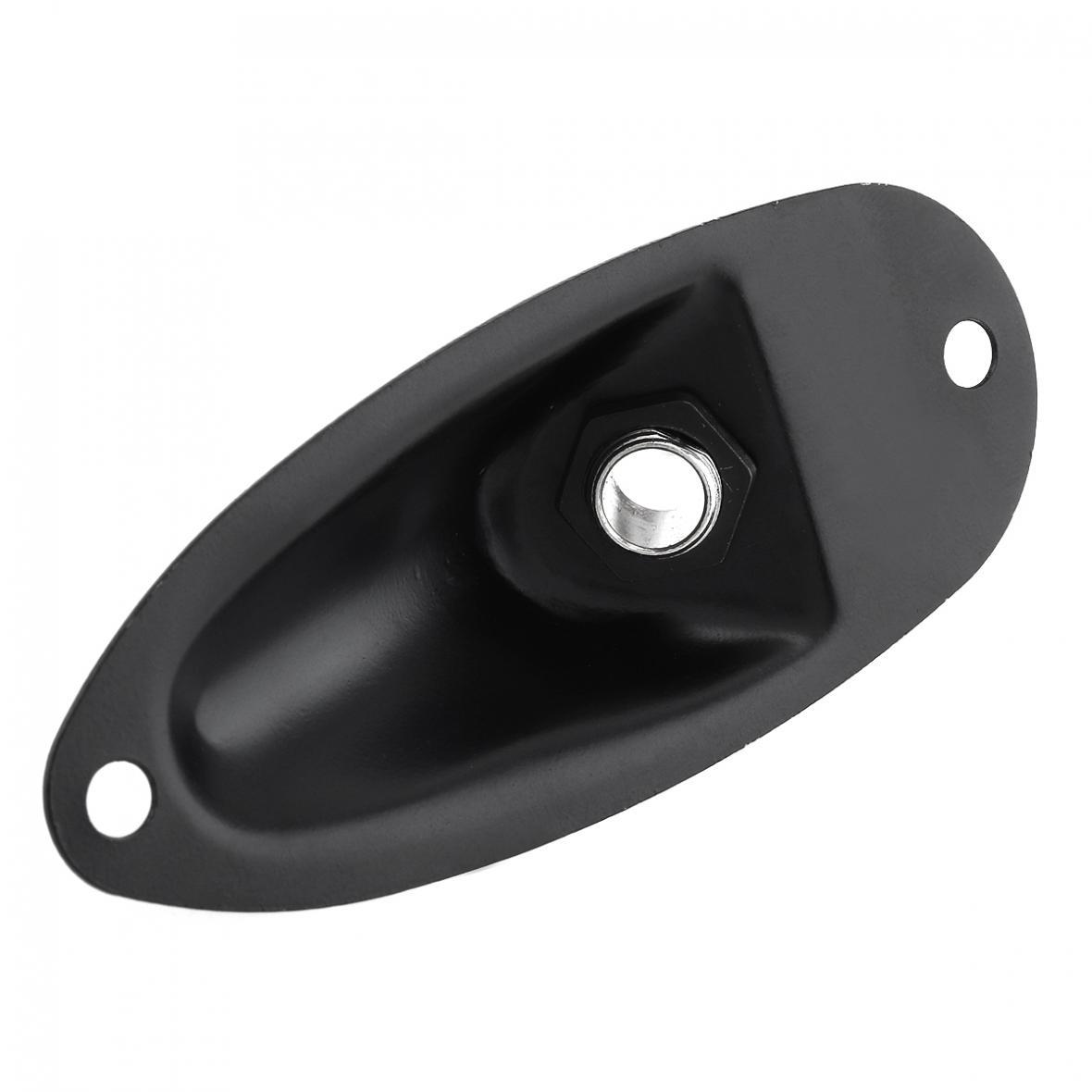 

Электрогитара Пикап в стиле лодки Выходное гнездо Пластина Разъем Аксессуары для электрогитары FD Strat чёрный