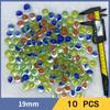 10Pcs 14/16/19/25Mm Colorful Glass Marbles Toy Kids Marble Balls Run Game Solitaire Toy Accs Vase Fillerfish Tank Home Toy Gift