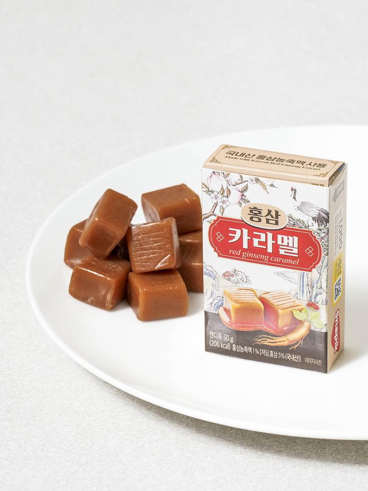 Traditional Korean Red Ginseng Caramels 50g 1ea