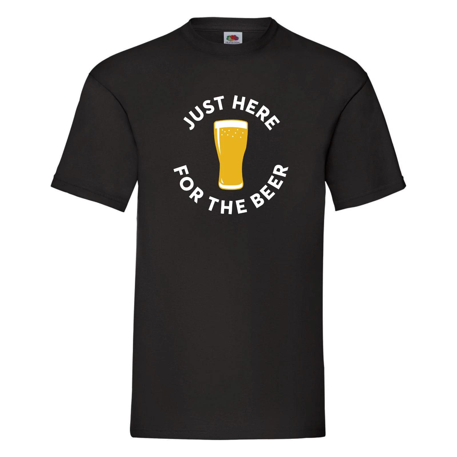 Just Here For The Beer T-Shirt, beer lover gift, holiday, barbeque, gift for him 2XL