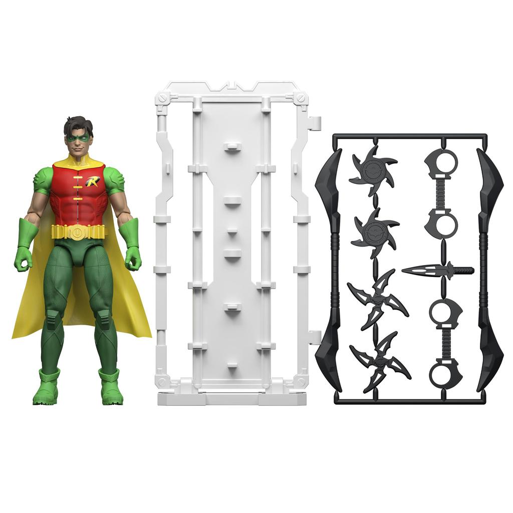 [Amazon.co.jp Exclusive] Mattel DC Core Figure Robin Action Figure with Accessories, Ages 4+, Green JMD96