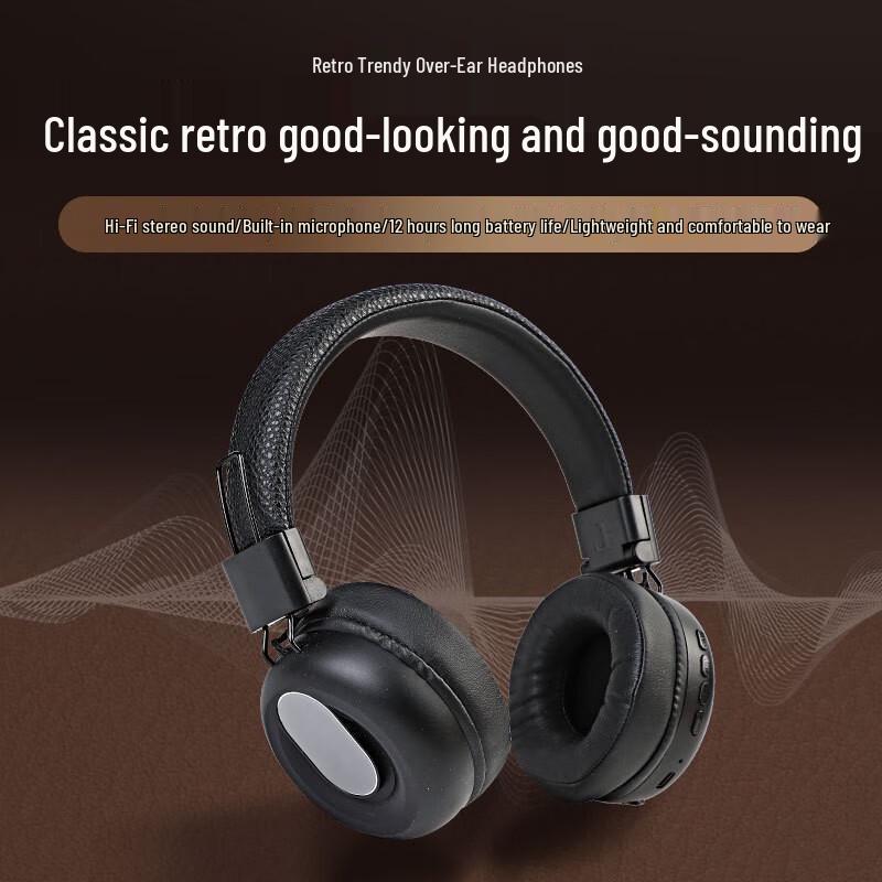 ERXUNG 2025 Retro Gaming Bluetooth Headset