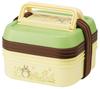 Skater Large Bento Box, Outdoor Lunch Box, 3-Tier, My Neighbor Totoro Field, Ghibli Design, 4.5L, P23