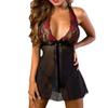 European & American Women's Sexy Mesh One-Piece Lingerie Pajamas 1127