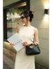 Handmade Lambskin Chain Crossbody Women's Dumpling Handbag