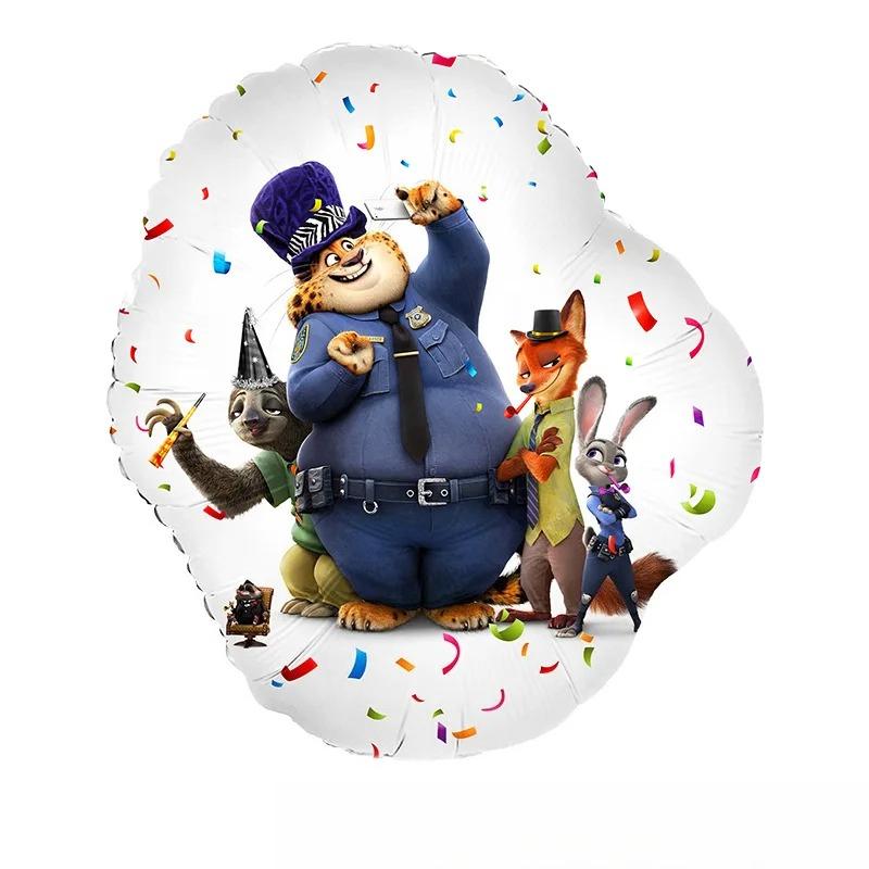 Disney Zootopia Balloons Birthday Party Themed Decoration Movie Balloons Zootopia Judy Party Balloons Baby Shower Kids Party Props