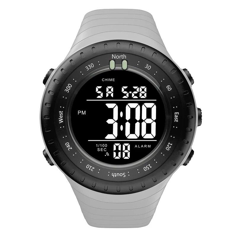 

Brand Multifunction Waterproof W-613 Fashion Watch Sport Digital Watch For Men сірий колір