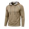 Mens Hooded Long Sleeve T Shirt Casual Sports Pullover Base Layer Top