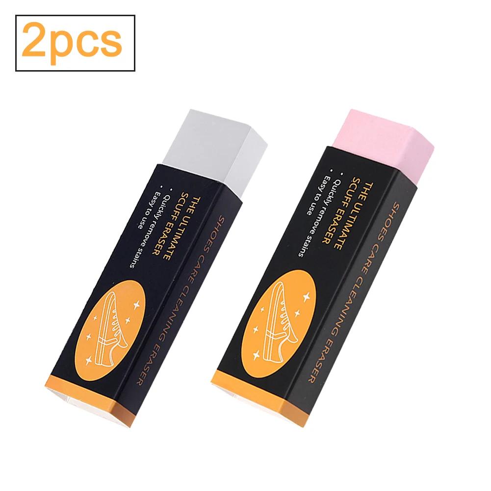2/1Pcs Eraser Shoe Brush Cleaning Eraser for Suede Nubuck Leather Boot Clean Rubber Eraser Leather Cleaner Sneakers Care Tools