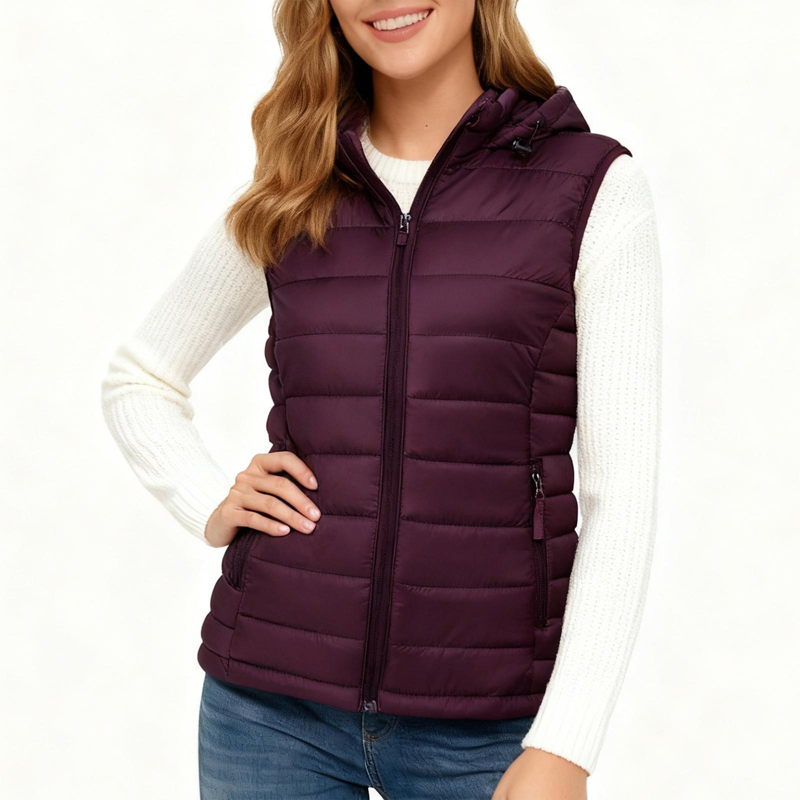 

Women s Fashion Light Jacket Stand Collar Multicolor Zipper Button Coat XL винный