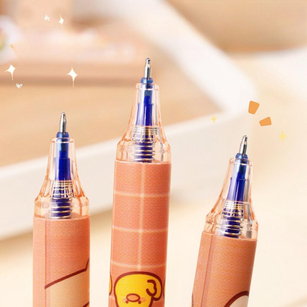 1 Piece Cute Erasable Pen Capybara Gel Pen Press Office Gift School Supplies Stationery Kawaii Funny Pen