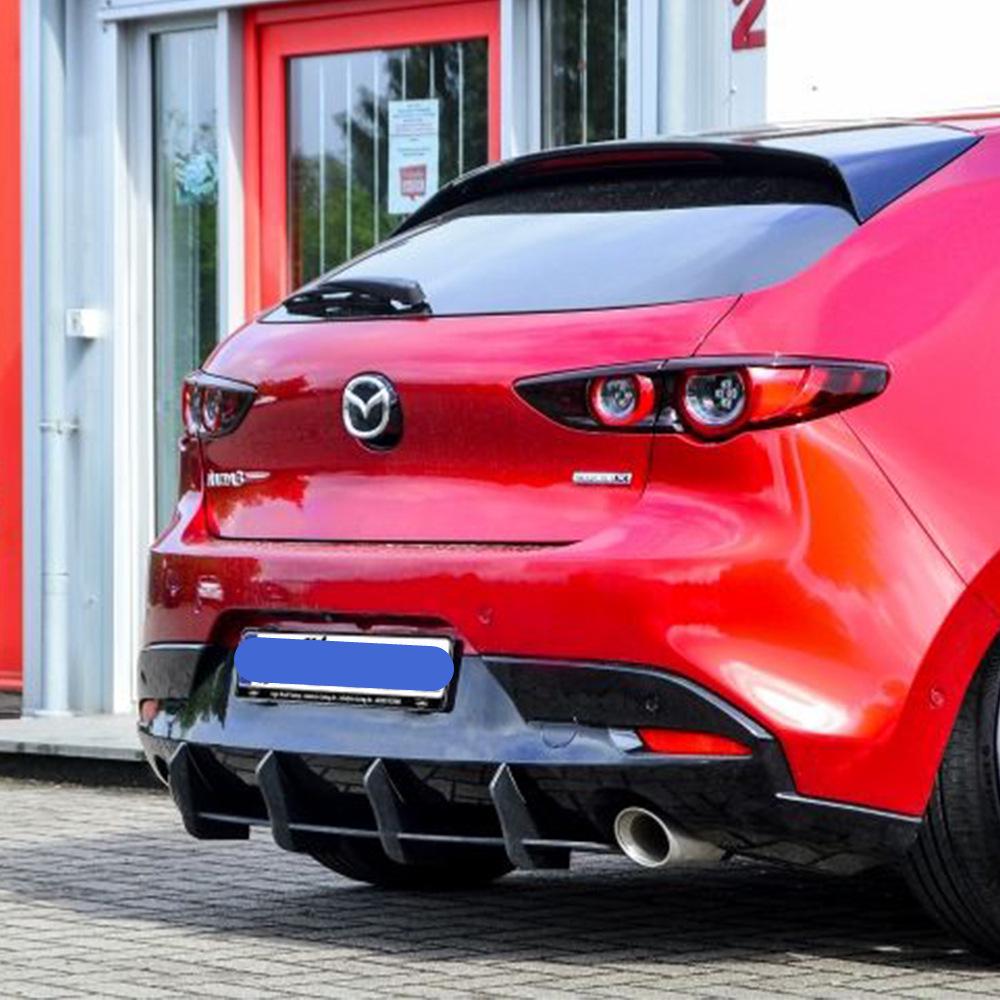 

Задний спойлер для Mazda 3 Axela Хэтчбек (2019-2024 гг.) - Аксессуар для экстерьера автомобиля чёрный