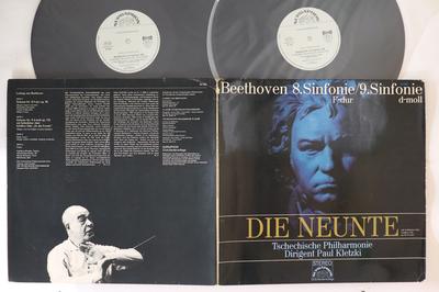 LP Deska PAUL KLETZKI ČESKÁ FILHARMONIE NEBO Beethoven 8. symfonie F dur 9. symf 61356 SUPRAPHON 1972 Německo Klasická Použitá