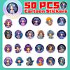 50 Star Girl Stickers Dream Girl Pattern Characters Children Cute Girls Graffiti Stickers