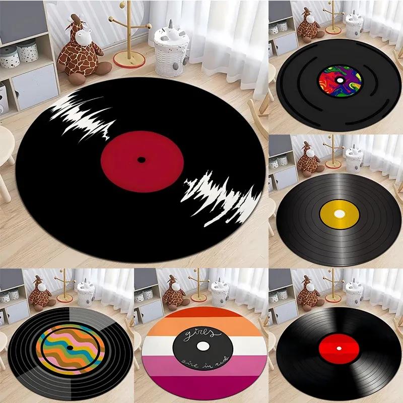 CD Cartoon Circular Carpet Floor Mat Living Room Sofa Mat  Sports Room Bed Rug Carpet Any Design Decoration