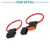 ACROPIX Type Universal Waterproof Fuse Holder 40A Red Black 2pcs