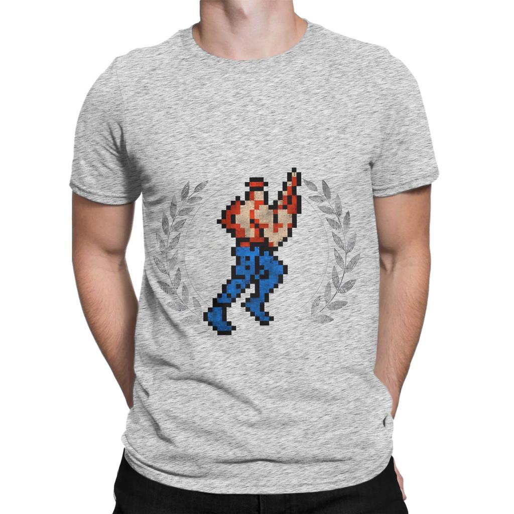 Contra Sprite Badge Funny Graphic 100 Cotton TShirt Contra Nes Tees Tops For Unisex