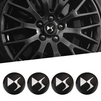 4 Peças Calotas Centrais de Roda para Carro Capa de Aro Adesivos Para DS DS4S DS5 5LS DS3 DS4 DS6 DS7 DS9 WILD RUBIS SPIRIT E-Tense AutoEmblem