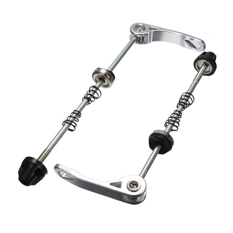 1 Paar Fahrrad Radnaben Schnellspanner (Vorne hinten)  Aluminiumlegierung Schnellspannbolzen Hebel Achse Glatter Nockenmechanismus Hebel