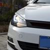 Volkswagen Golf 7 Headlight Eyebrows - Black Exterior Car Stickers/Modified Accessories