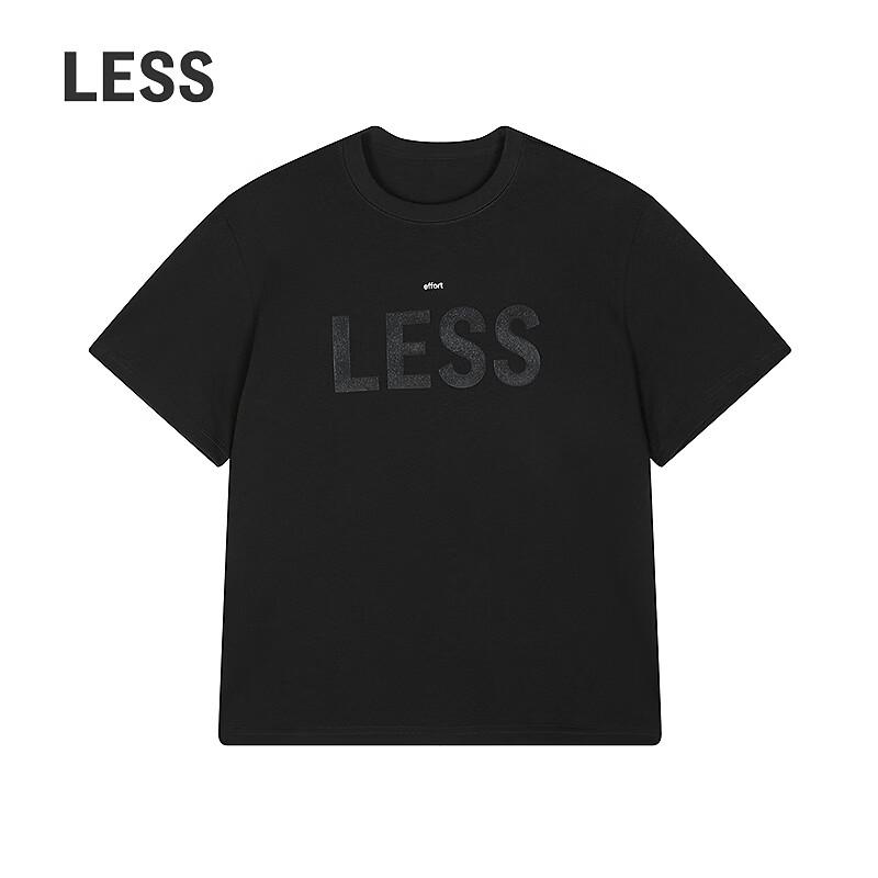LESS 2026 Spring Cotton Round Neck Short Sleeve T-Shirt S