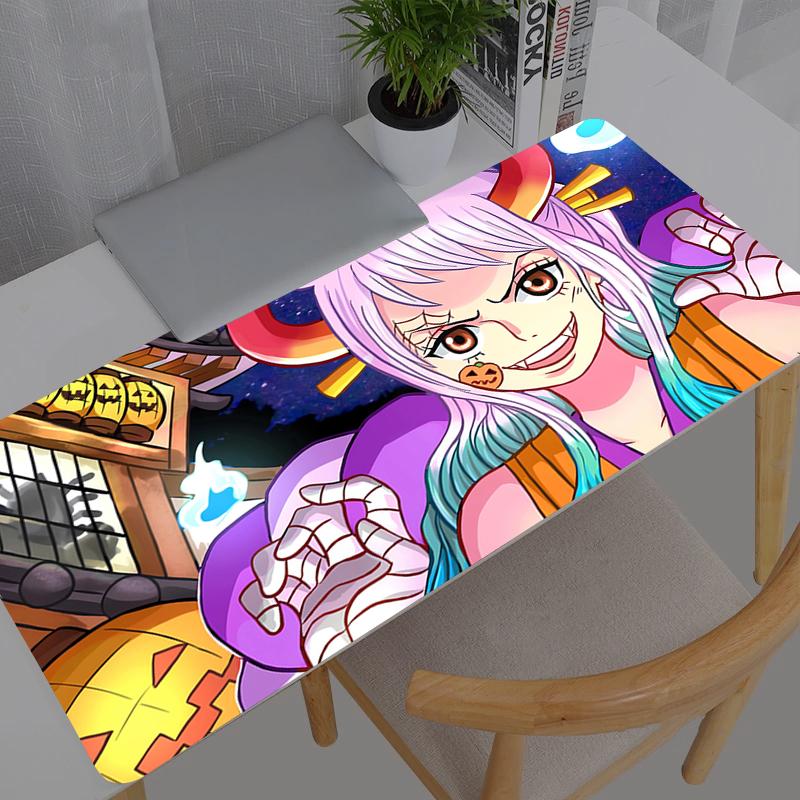 Large Mouse Pad Carpet One Piece Yamato New Laptop Pc Gamer Keyboard Mat Xxl Mousepad Edge White Tassel Rubber Table Mat
