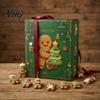 Christmas Advent Calendar 24 Day Countdown 2026 Gingerbread Man Calendar, Decoration for Kids Adults Adults, Festive Holiday Tabletop Tree Ornaments