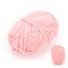 Crochet Yarn Soft SkinFriendly   Cotton Wool for Knitting   Children Clothes(Pink )