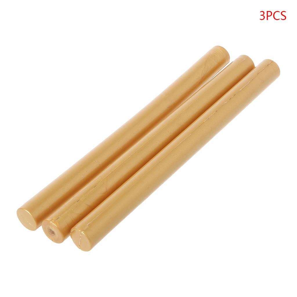3 Pièces Vintage Sceau Cire à Cacheter Bâton pour Fondre Tampon Enveloppe Invitation Artisanat