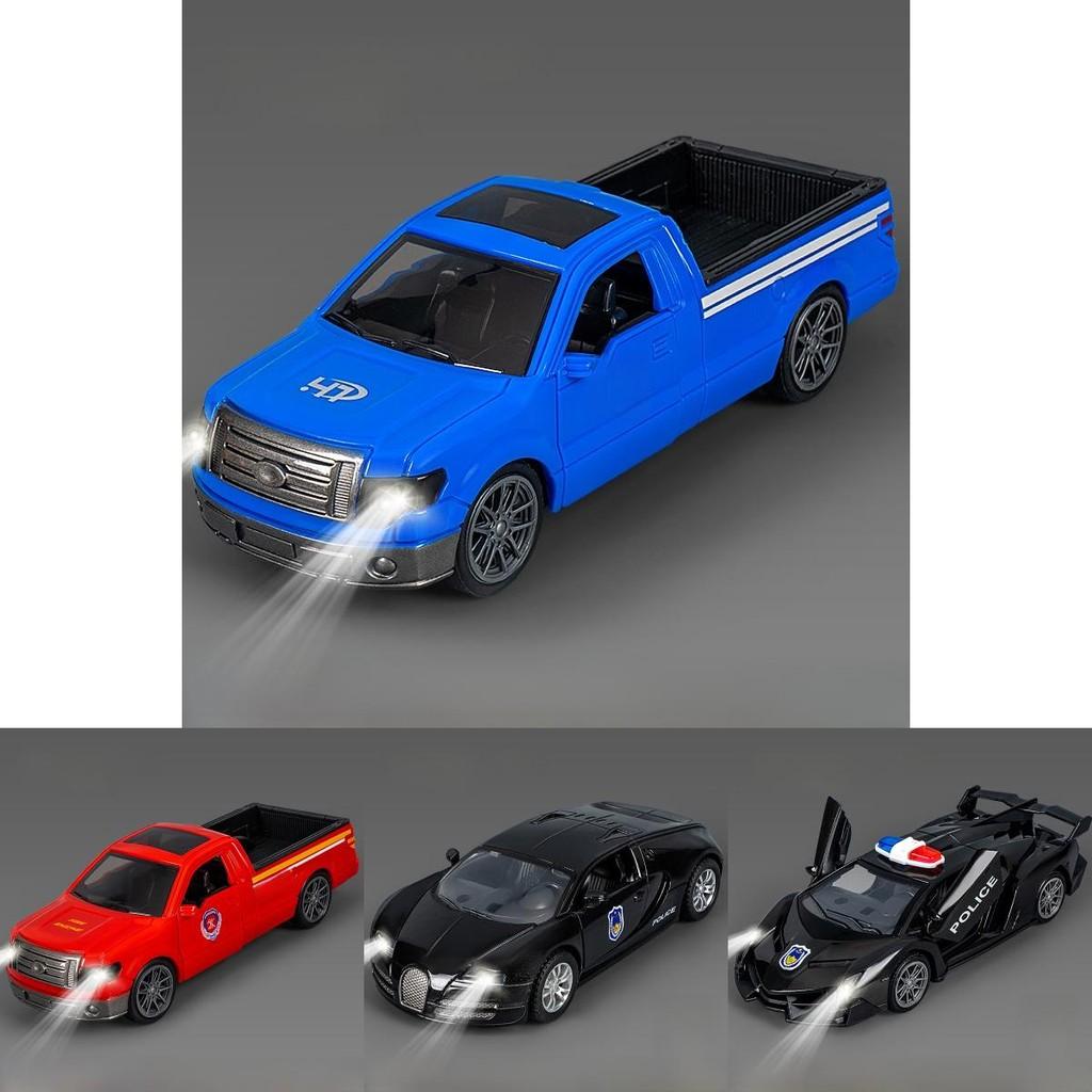 Trägheits-Polizeiauto-Modell mit Licht und Ton für Kinderspielzimmer