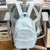 Schoolbag Student School Bag Women's 1011 New Travel Backpack Women's Nylon Bag Versatile Casual Large Capacity School Bag Backpack