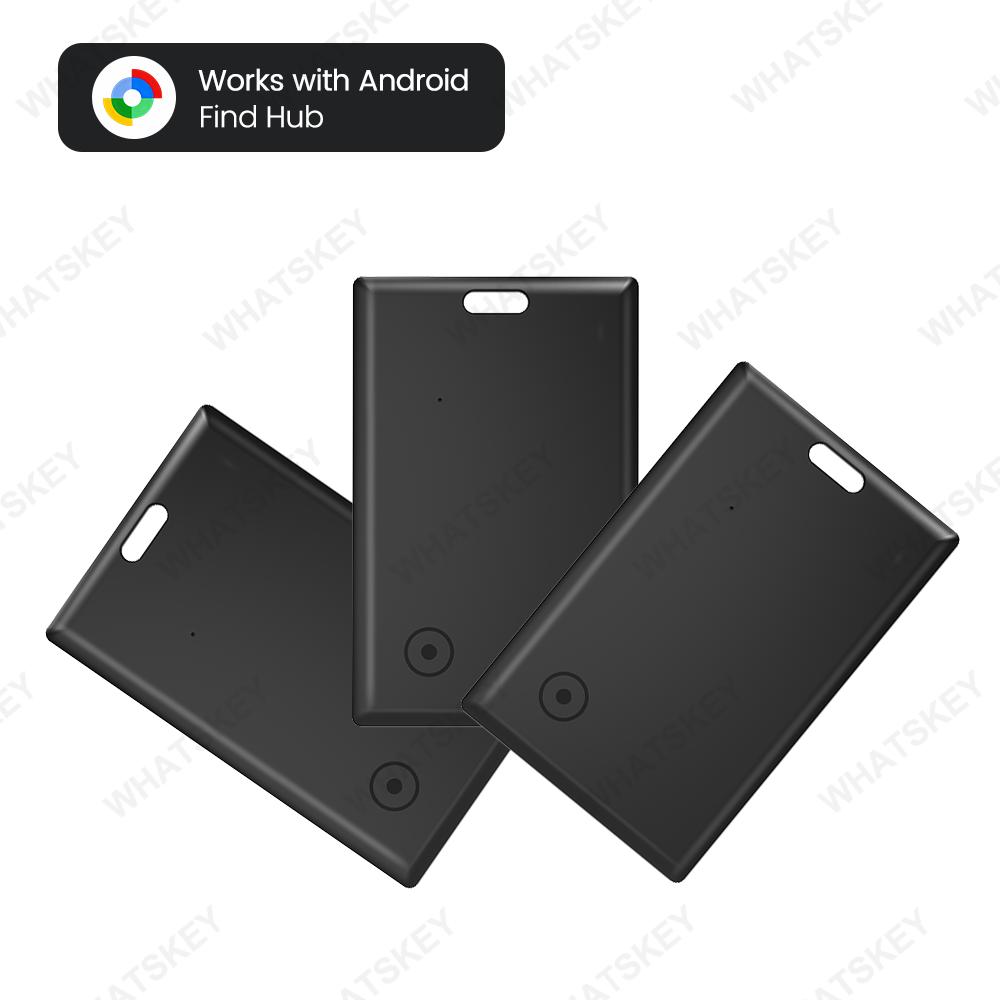 1-4Pack Google Find My Gps Tracker Wireless Charging Card Anti-Lost Device Android Locator Ultra Thin Card Gps Tracking Device